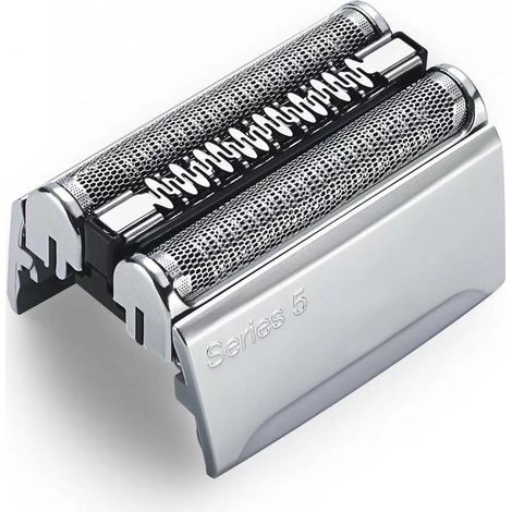Applicabile alle testine di ricambio per rasoi elettrici della serie Braun, collega facilmente la tua nuova testina/lama argentata (52S)
