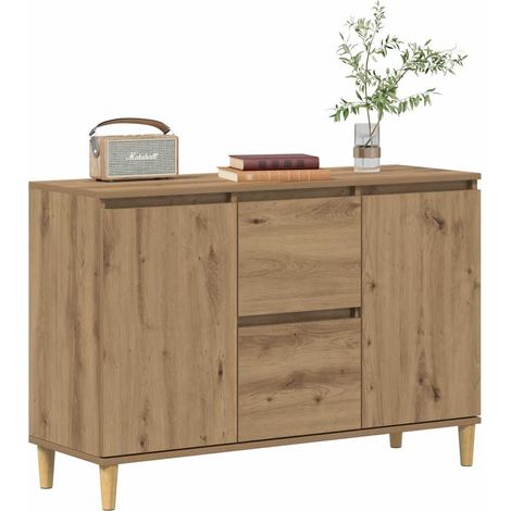 Sideboard Artisan Oak 102x35x70 cm Engineered Wood vidaXL