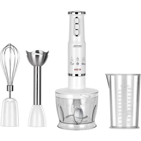 MPM MBL-43 Standmixer weiß 600W 500 ml Kapazität
