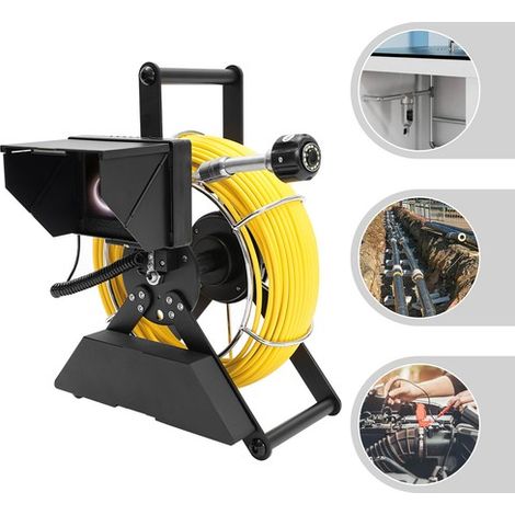 Sewer Pipe Inspection Camera Drain Industrial Endoscope Sewer Inspection Video (1/5)