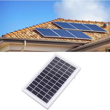3-W-12-V-Solarpanel aus polykristallinem Silizium, Solarmodul mit Rahmen, 12-V-Gleichstromausgang (1/5)