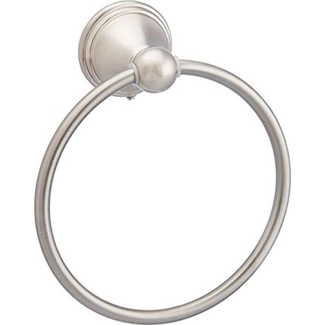 Anneau porte-serviettes rond et moderne, diamètre 6,3 pouces, en acier inoxydable, pour salle de bain et douche (1/5)