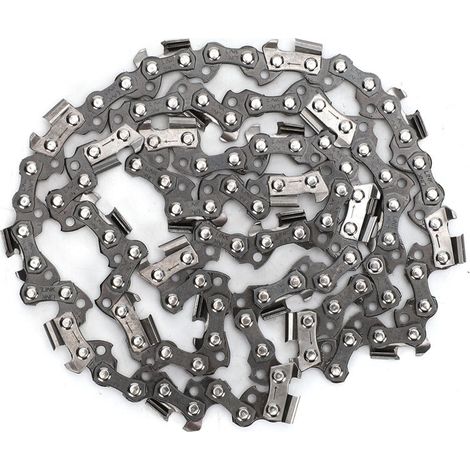 Chaîne de Tronçonneuse 3/8 Pouces 53 Maillons Compatible pour Réparation et Remplacement - Haute Qualité - KZQ (1/4)