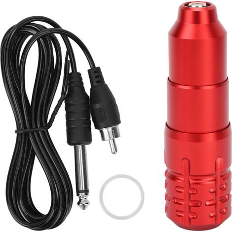 Stylo Tatouage Rotatif Professionnel - Machine à Tatouer Motorisée Ergonomique pour Artistes, Ombreur et Ligne Rouge (1/5)