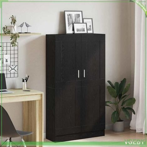 Bibliothèque - FAF7291712446825 - Chêne noir - Bois d'ingénierie - 82,5 x 30,5 x 150 cm (1/5)