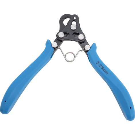 Cortador de alambre One Step Looper de 2,25 mm para alambre de 18 a 26 pulgadas, ideal para la fabricación de joyas y manualidades. Mango azul. (1/5)