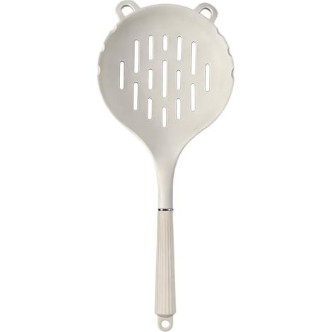 Écumoire en silicone – Blanche – Antiadhésive – Perforée – Résistante à la chaleur – Nouilles et pâtes (1/5)