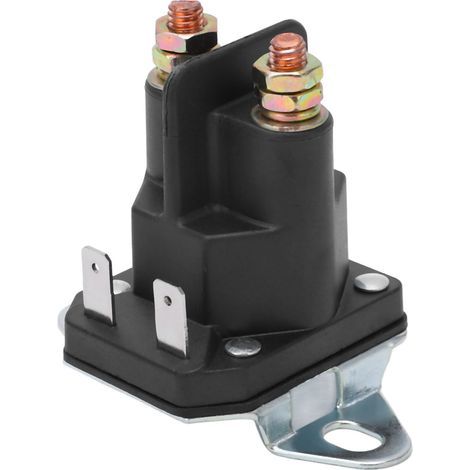 Relais de démarrage 12 V à bobine en laiton et contacts argentés pour véhicules et appareils électroménagers (1/4)