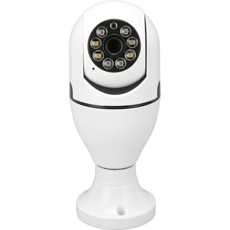 1080p WiFi-Überwachungskamera mit Farbnachtsicht und Bewegungserkennung, zum Einschrauben in eine E27-Fassung. (1/5)