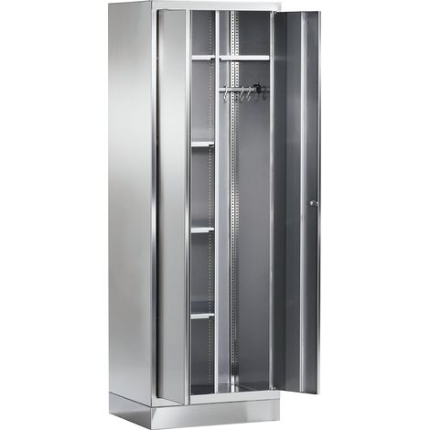FRANKEL kaiserkraft, Armoire pour produits de nettoyage en inox (1/2)
