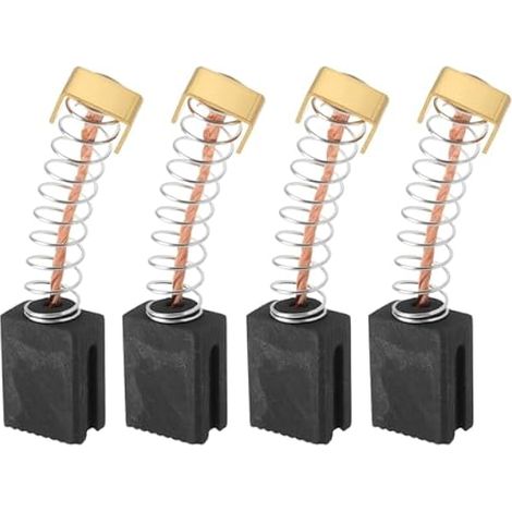 2 Paires de Balais de Charbon de Rechange pour Moteur 6x10x14mm Balais de Charbon à Ressort Compatible avec EINHELL (1/4)