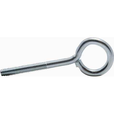 Piton à visser zingué 4x35mm – Lot de 4 – Filetage métrique pour bois dur – Vissage rapide en série – Vissal