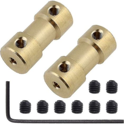 Accouplement en laiton Accouplement en laiton Pièces de transmission Moteur Modèle de rigidité du moteur Accouplement à couple élevé (1/2)