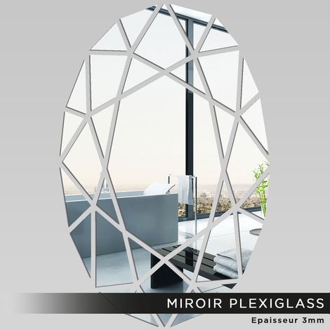 Miroir Plexiglass - Oval - 40x62 cm (1/2)