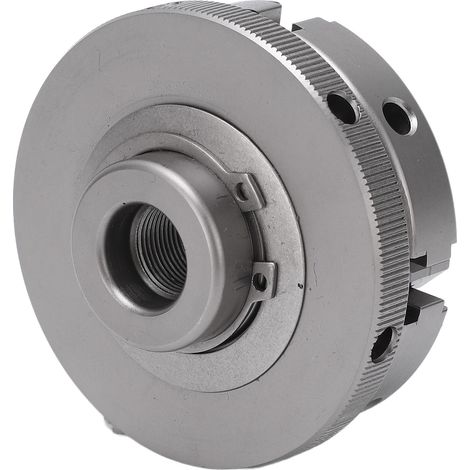 Mandrin de tour à 4 mors de 6,35 cm (2,5 po) avec centrage automatique réversible et 2 leviers, outil de serrage pour le travail du bois (1/5)