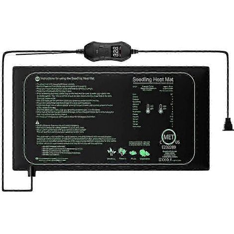 50W Seedling Heat Mat with Thermostat EU Plug SZBUM325 for Plant Germination (1/5)