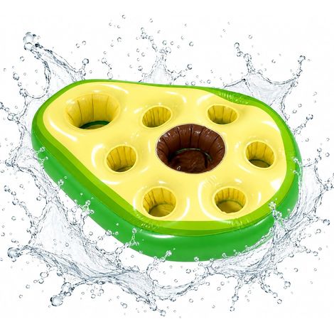 Barre de piscine à ananas, porte-gobelet gonflable, flottant (1/5)