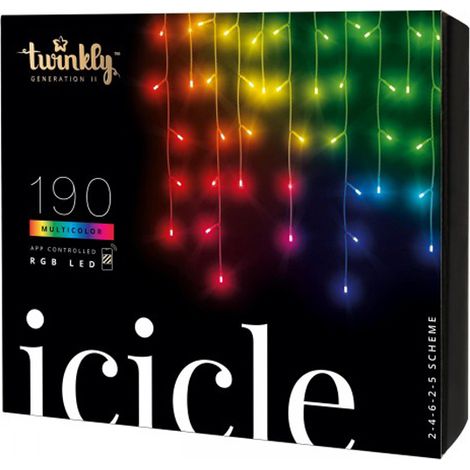 Guirlande lumineuse d'extérieur 5m 190 LED RGB – Connectée IP44 – Effets personnalisables via application – Compatible Google Home et Alexa – Twinkly (1/5)
