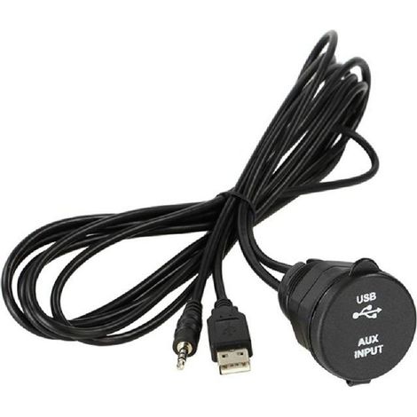 Rallonge AD1000E ports USB et Jack 3.5 Audio Video Male Femelle