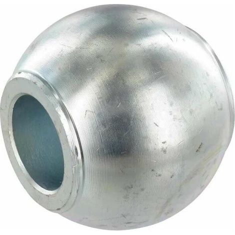 Rotule d'attelage inférieure 25,4 x 60 x 51mm acier trempé SAE 1020 version galvanisée Boule Remorque Tracteur Camion Barre Poussée (1/2)