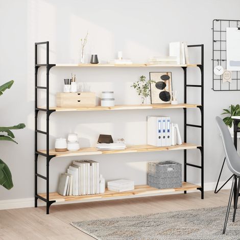 Étagères flottantes 2 pcs-Étagère murale-Étagère Suspendue 120x30x2 cm acacia massif non traité 111794 (1/5)