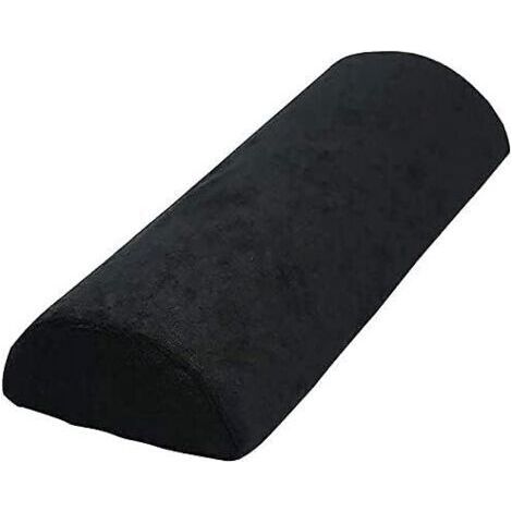 Oreiller en Mousse Mémoire Demi-Lune, Coussin Genoux pour Dormir, Coussin De Soutien pour Jambes Surélevées, Appui-Genou pour Dormir, Coussin Lombaire pour Nuque, Genoux Et Taille (1/4)