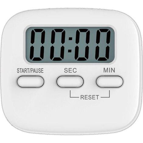 Minuterie visuelle de cuisine électronique, gestion du temps, auto-discipline pour étudiants, rappel d'apprentissage, réveil chronométré (1/4)