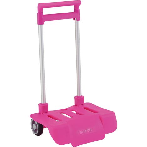 Carro Portamochilas Plegable Safta Fucsia 30 x 85 x 23 cm (1/2)