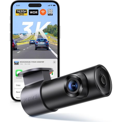 Dash cam - Voiture - 3K - 1620P - WDR - Vision nocturne - 24 h (1/5)