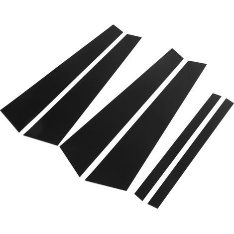Plaques Autocollants Noir Brillant Montants B C Portière Habillage Auto Remplacement Série 5 F10 Berline 2011-2017 (1/5)