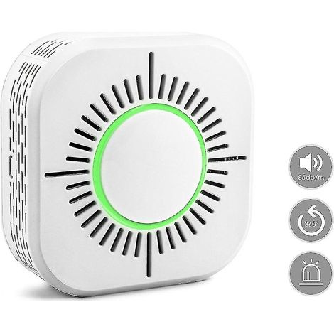 Détecteur de fumée intelligent sans fil 433 MHz Wi-Fi, capteur d'alarme incendie, détecteur de fumée (1/3)