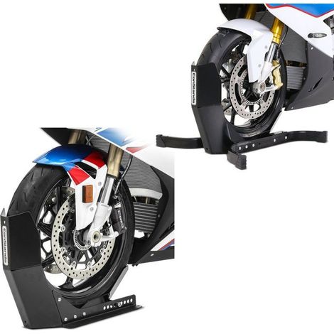 Motorrad-Radablage Easy Plus + Fix Transportstütze Block Constands