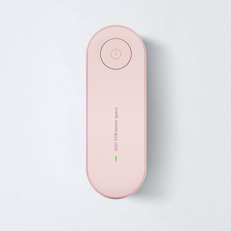 Stérilisateur Anti-Acariens pour Lit avec Ultrasons – Répulsif Moustiques Sans Fil à Brancher, Design Rose