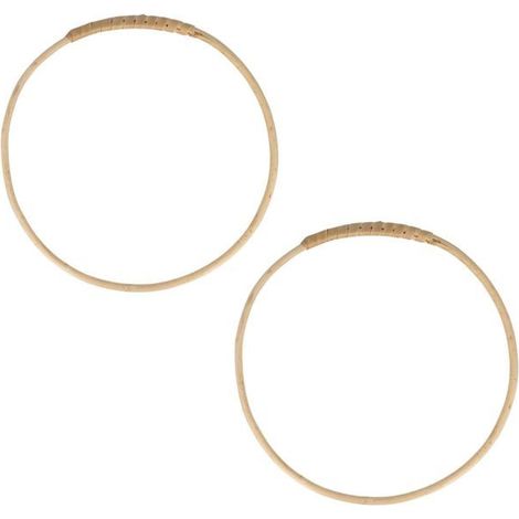 2 cercles en osier 30 cm