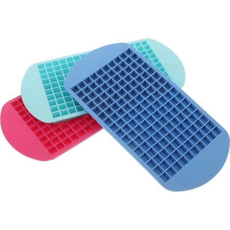 de 3 Bacs à Glaçons Silicone Alimentaires 160 Compartiments Moules (1/5)