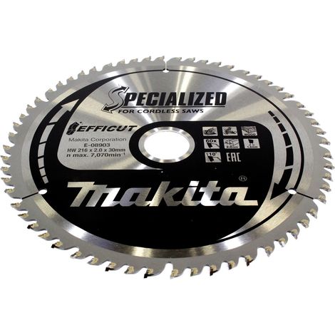 Makita EFFICUT Hoja de sierra para madera 216 x 30 x 60Z - E-08903