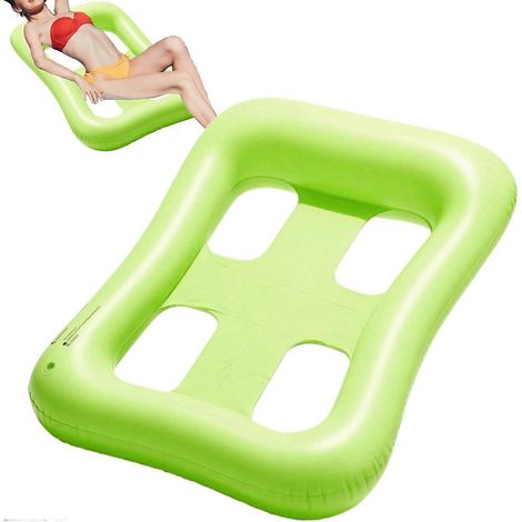 Matelas gonflable adulte matelas flottant pour plage lac rivière jardin fêtes camping et vacances (1/5)