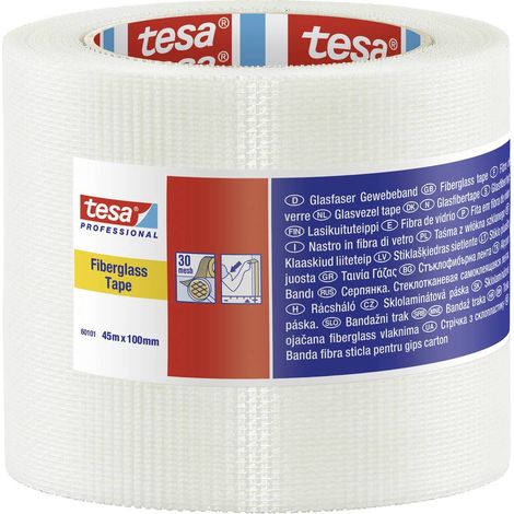 tesa 60101-00003-00 Nastro in tessuto tesa® Professional Bianco (L x L) 45 m x 10 cm 1 pz.