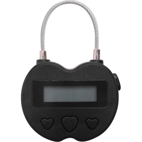 Cadenas électronique de voyage avec minuterie programmable, écran LCD et batterie rechargeable USB. (1/5)