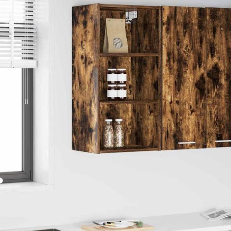 Hängeschrank Geräucherte Eiche 40 x 29,5 x 80 cm Holzwerkstoff