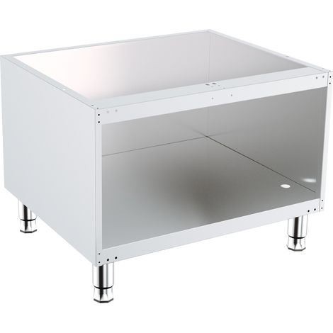 Soubassement Ouvert Inox sur Pieds - Profondeur 700 - Combisteel
