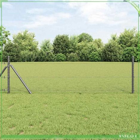 ABI Clôture hexagonale Gris 0.6 x 10 m Acier 7291712222344 (1/5)