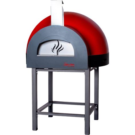 Forno a Legna da Esterno Cottura Diretta in Refrattario Zio Ciro Subito Cotto 100 Rosso (1/5)