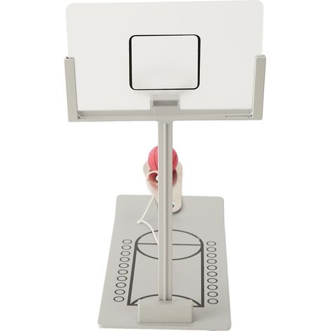 Jeu de basket-ball de table, pliable, avec réduction de pression, panier de basket-ball miniature en alliage d'aluminium. (1/5)