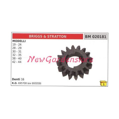 Pignone motore avviamento BRIGGS&STRATTON modelli 19 24 28 29 30 31 32 35 020181