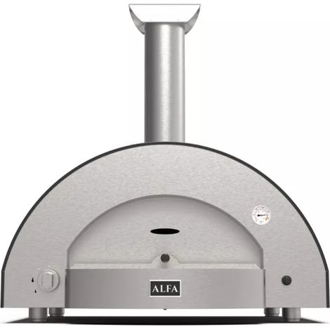 forno pizza a gas alfa "classico" colore nero 4 pizze
