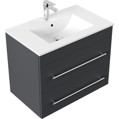 Badmöbel Casa Infinity 750 SoftClose grafit