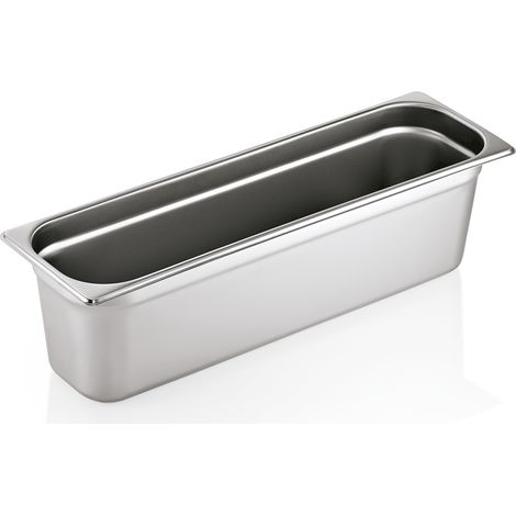 Bac GN 2/4 en Acier Chrome 8,5 L P 150 mm - Was Germany