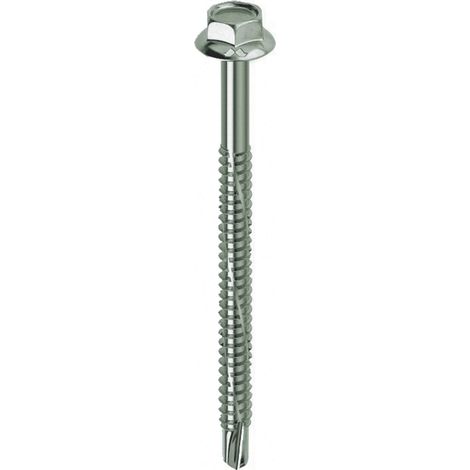 Mustad 20 viti Kovervit autoperforanti testa esagonale collare 6x38 mm (1/2)