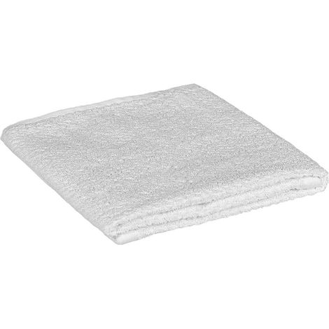 Asciugamani ospite per bagno 55x100 cm bianco in cotone 100% (1/5)